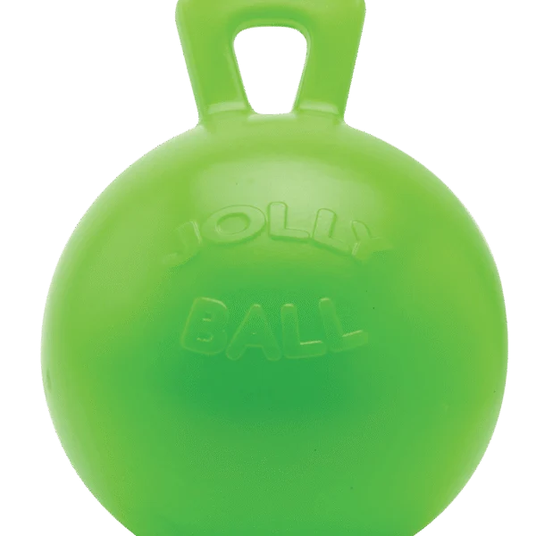 Piłka do zabawy dla konia, zielona, o zapachu jabłka, 25 cm – Jolly Pets Jolly Ball
