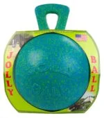 Piłka do zabawy dla konia, morska zieleń, zapach jabłka, 25 cm – Jolly Pets Jolly Ball - obrazek 2