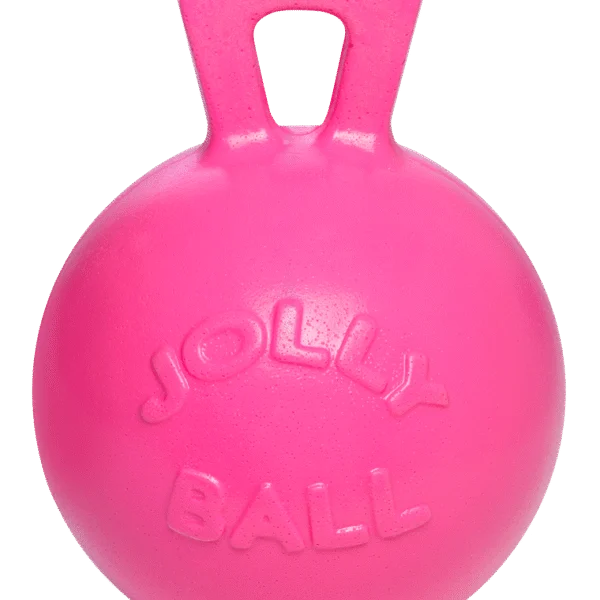 Piłka dla konia o zapachu gumy balonowej, różowa, 25 cm – Jolly Pets Jolly Ball