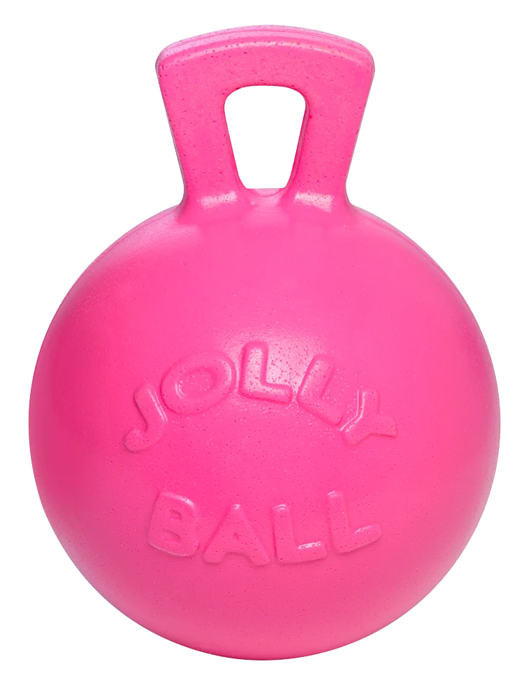 Piłka dla konia o zapachu gumy balonowej, różowa, 25 cm – Jolly Pets Jolly Ball - obrazek 1