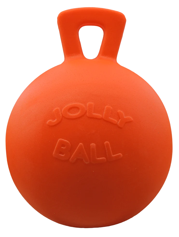 Pomarańczowa piłka do zabawy dla koni o zapachu wanilii, 25 cm – Jolly Pets Jolly Ball - obrazek 1