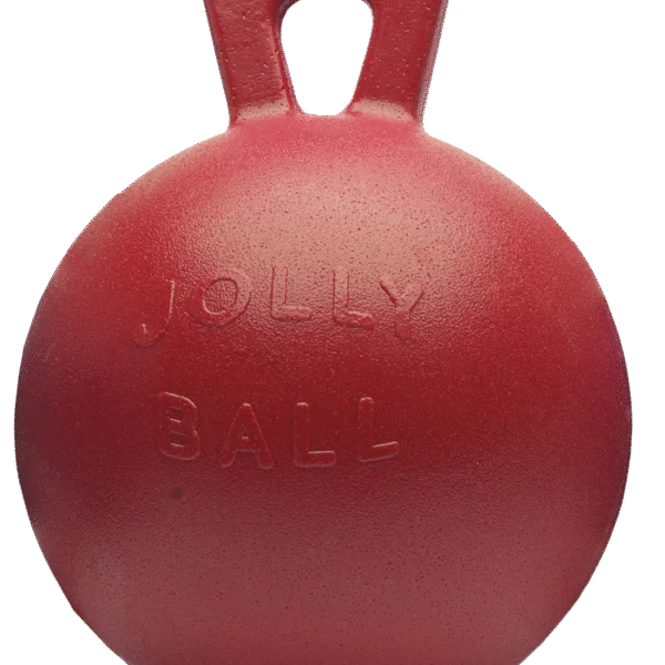 Czerwona bezzapachowa piłka do zabawy dla koni, 25 cm – Jolly Pets Jolly Ball