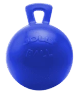Ciemnoniebieska piłka dla koni, bezzapachowa, 25 cm – Jolly Pets Jolly Ball