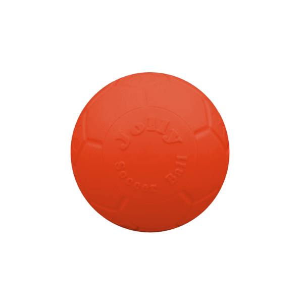 Pływająca piłka dla psa, pomarańczowa, 7,5 cm – Jolly Pets Mini Soccer Ball