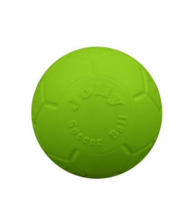 Piłka nożna dla psa, zielona, 7,5 cm – Jolly Pets Mini Soccer Ball