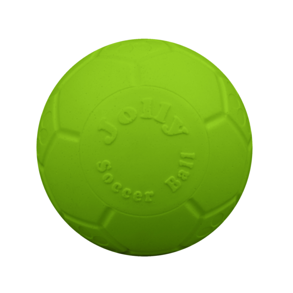 Piłka nożna dla psa, zielona, 10 cm – Jolly Pets Mini Soccer Ball