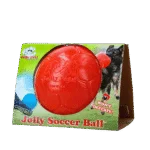 Piłka do aportowania dla psa, pomarańczowa, 15 cm – Jolly Pets Jolly Soccer Ball