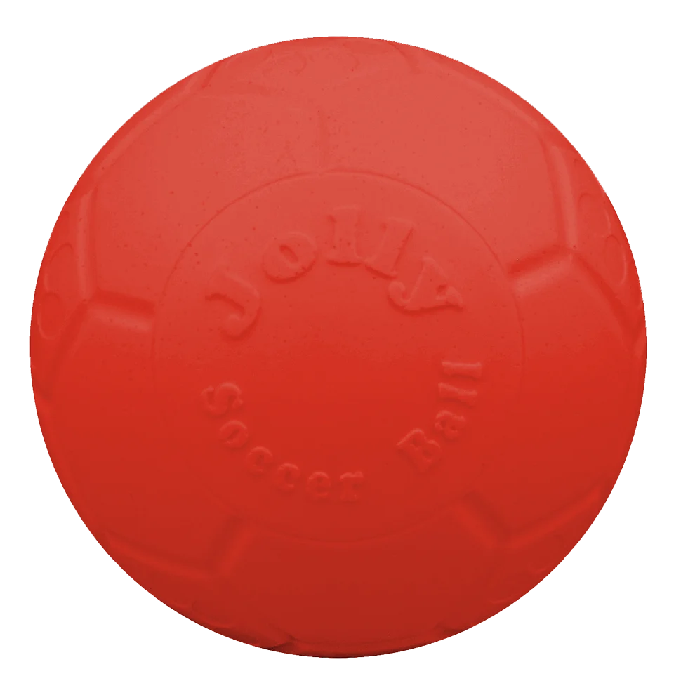 Piłka do aportowania dla psa, pomarańczowa, 15 cm – Jolly Pets Jolly Soccer Ball - obrazek 4