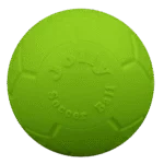 Piłka dla psa do aportowania, zielona, 15 cm – Jolly Pets Jolly Soccer Ball - obrazek 3