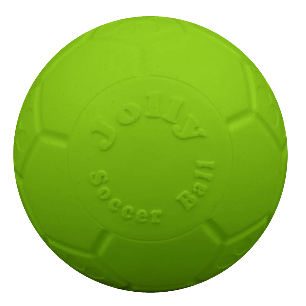 Piłka dla psa do aportowania, zielona, 15 cm – Jolly Pets Jolly Soccer Ball - obrazek 3