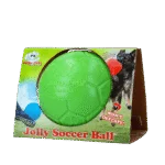 Piłka dla psa do aportowania, zielona, 15 cm – Jolly Pets Jolly Soccer Ball