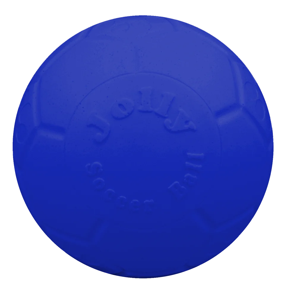 Pływająca piłka dla psa, niebieska, 15 cm – Jolly Pets Soccer Ball - obrazek 2