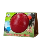 Piłka dla psa do aportowania, czerwona, 15 cm – Jolly Pets Jolly Soccer Ball