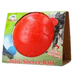 Piłka dla psa do aportowania, pomarańczowa, 20 cm – Jolly Pets Jolly Soccer Ball