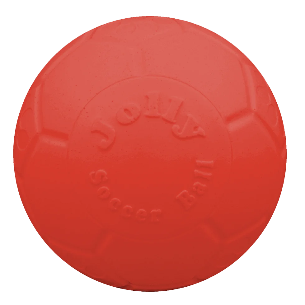 Piłka dla psa do aportowania, pomarańczowa, 20 cm – Jolly Pets Jolly Soccer Ball - obrazek 2