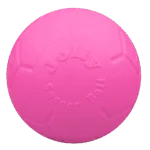 Piłka dla psa do aportowania, różowa, 20 cm – Jolly Pets Jolly Soccer Ball - obrazek 2