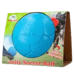Piłka do aportowania dla psa, jasnoniebieska, 20 cm – Jolly Pets Jolly Soccer Ball