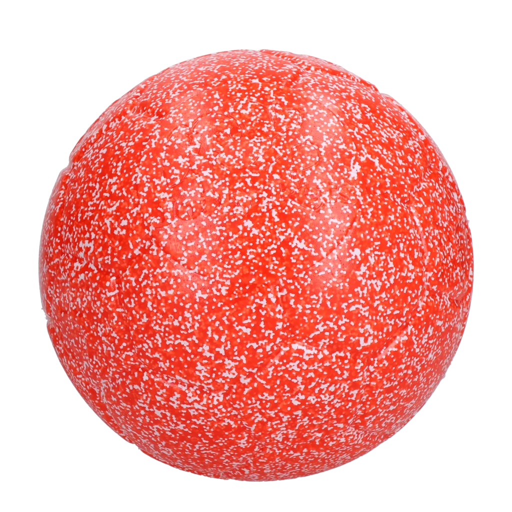 Piłka do aportowania dla psa, pomarańczowo biała, 20 cm – Jolly Pets Jolly Soccer Ball - obrazek 2