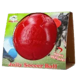 Piłka dla psa do aportowania, czerwona, 20 cm – Jolly Pets Jolly Soccer Ball