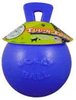 Pływająca piłka dla psa niebieska L (20 cm) – Jolly Pets Tug-n-Toss