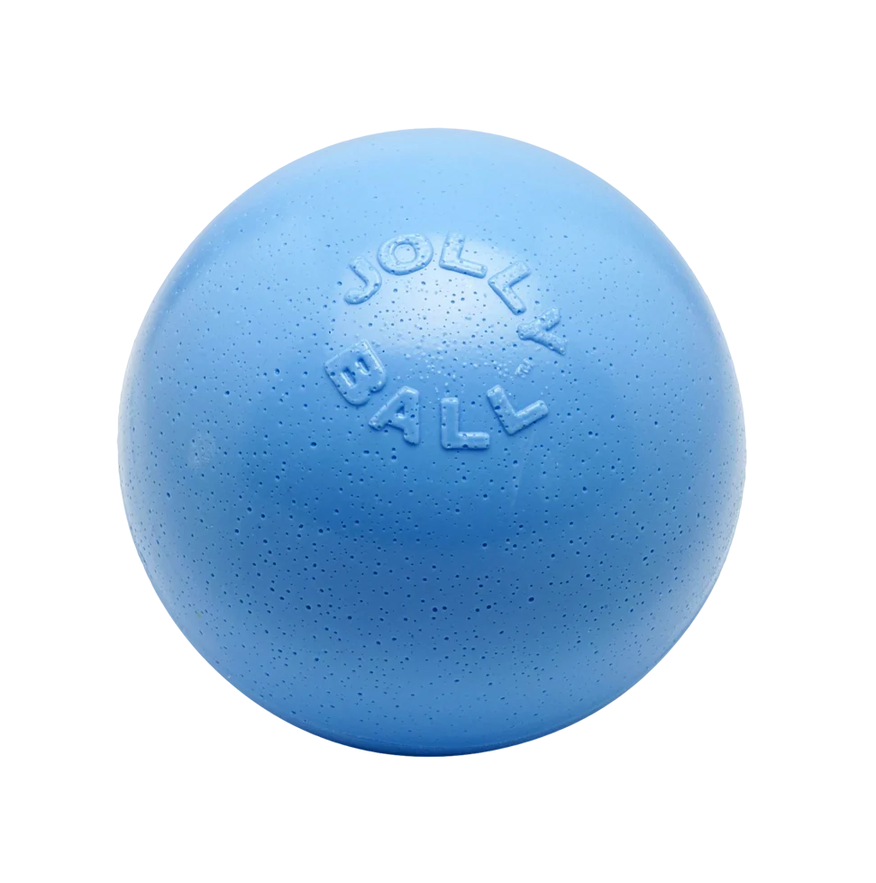 Odbijająca się piłka dla psa, unosząca się na wodzie, jagodowa M, 15 cm – Jolly Pets Bounce-n Play - obrazek 1