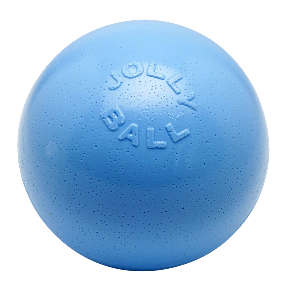 Odbijająca się piłka dla psa, unosząca się na wodzie, jagodowa L, 20 cm – Jolly Pets Bounce-n Play - obrazek 1