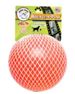Odbijająca się piłka dla psa, unosząca się na wodzie, waniliowa L, 20 cm – Jolly Pets Bounce-n Play - obrazek 2