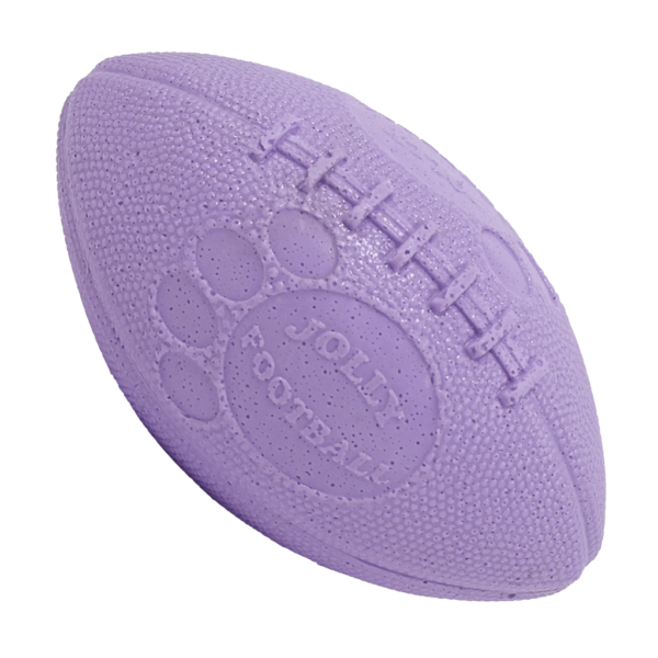 Piłka rugby dla psa, jasnofioletowa, 22 x 12 cm – Jolly Pets Football