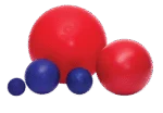 Piłka dla psa o gładkiej powierzchni, czerwona, 35 cm – Jolly Pets Push-n-Play