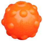 Piłka na przysmaki dla psa z gumy TPR, 7,6 cm – Jolly Pets Jolly Jumper pomarańczowa S - obrazek 4