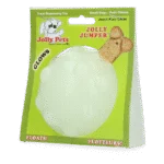 Piłka na przysmaki dla psa z gumy TPR, 7,6 cm – Jolly Pets Jolly Jumper Glow in the Dark S