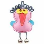 Zabawka w kształcie kruka dla kotów z kocimiętką i dzwoneczkami, 12 x 7 cm – JW Cataction Raven Toy - obrazek 2