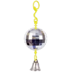 Lustrzana kula dla ptaków z dzwoneczkiem – JW Activitoy Disco Ball - obrazek 2
