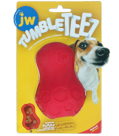 Zabawka na przysmaki dla psa z gumy – JW Tumble Teez