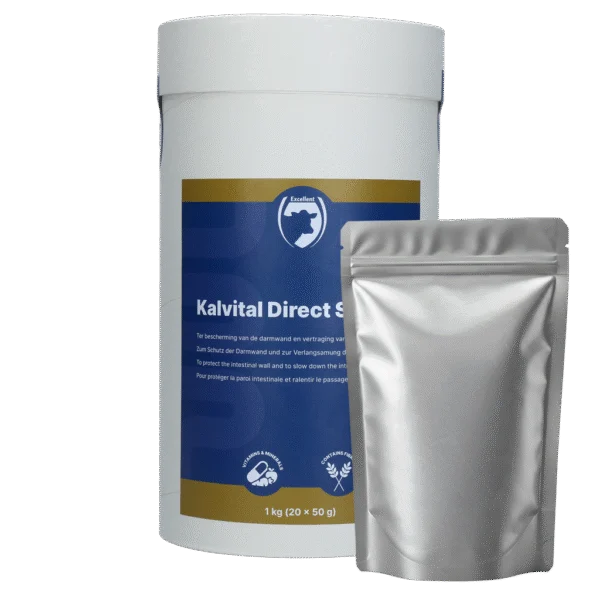 Preparat uzupełniający dla cieląt z włóknem i elektrolitami, 20 x 50 g – Excellent Kalvital Direct Stop