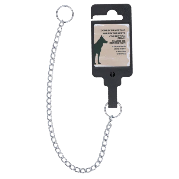 Łańcuszek korygujący dla psów, chromowany, 30 cm x 1,6 mm – Hofman Animal Care