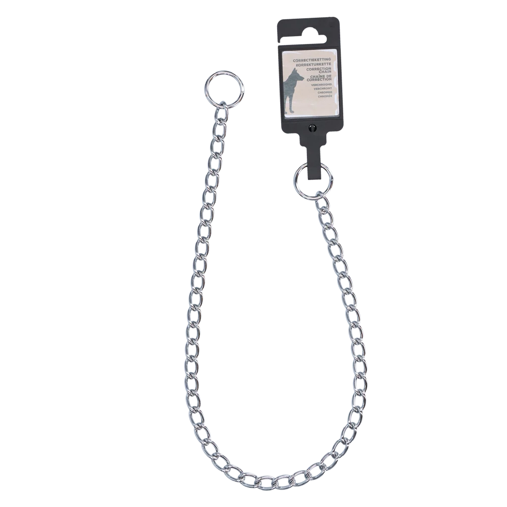 Łańcuszek korekcyjny dla psów, chromowany, 60 cm x 3 mm – Hofman Animal Care - obrazek 1