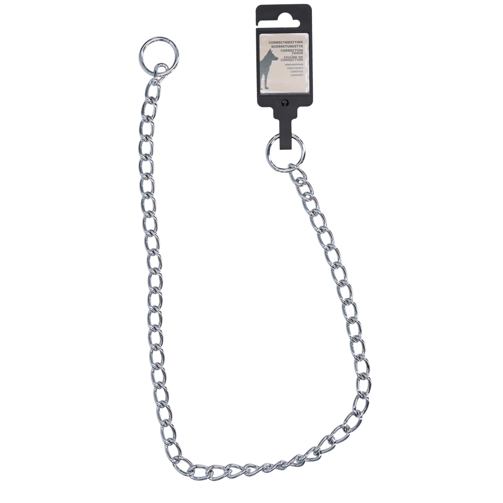 Łańcuszek korekcyjny dla psów, chromowany, 75 cm x 4 mm – Hofman Animal Care - obrazek 1