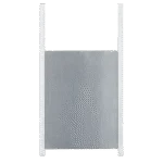 Drzwiczki przesuwne do kurnika z prowadnicami, rozmiar S, 22 x 33 cm – Kerbl