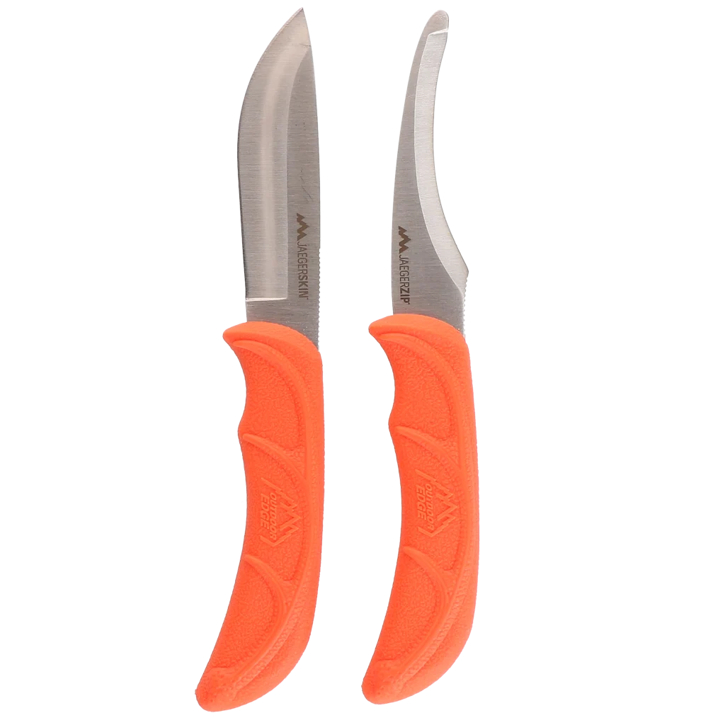 Zestaw noży z nożem do cięcia bandaży i nożem outdoorowym, 2 sztuki – Outdoor Edge JagerPair - obrazek 4