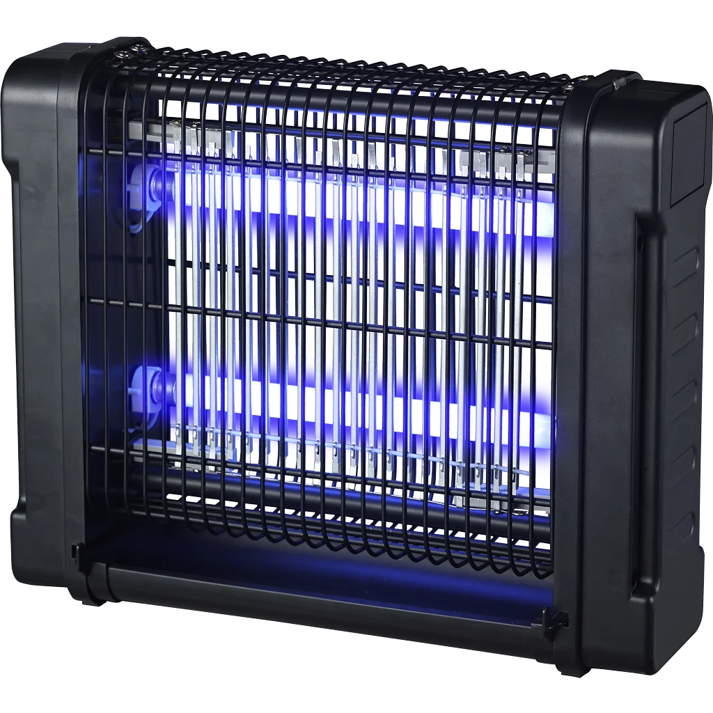 Lampa owadobójcza z UV-A i kratką rażącą prądem, 2 x 6 W – Knock Pest Insect Killer - obrazek 1