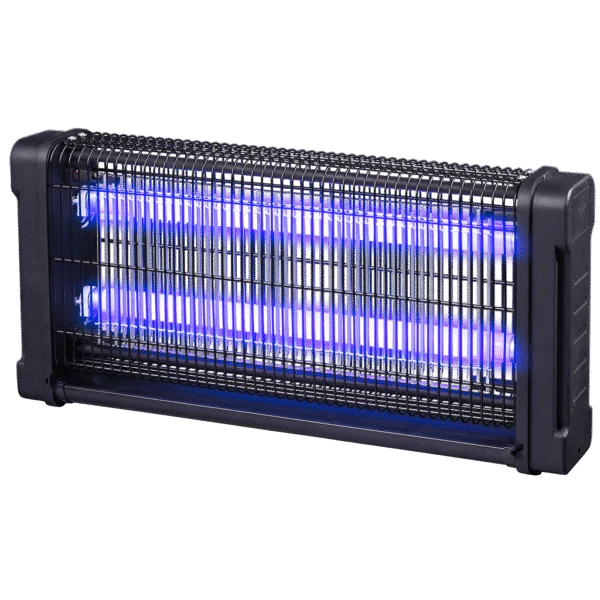 Lampa owadobójcza UV-A z kratką rażącą prądem, 2 x 15 W – Knock Pest Insect Killer