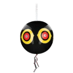 Balon odstraszający ptaki ze sznurkiem do zawieszenia, czarny, Ø 40 cm – Knock Pest