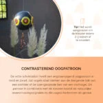 Balon odstraszający ptaki ze sznurkiem do zawieszenia, czarny, Ø 40 cm – Knock Pest - obrazek 5