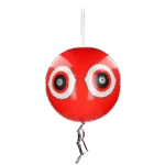 Balon odstraszający ptaki ze sznurkiem do zawieszenia, czerwony, Ø 40 cm – Knock Pest