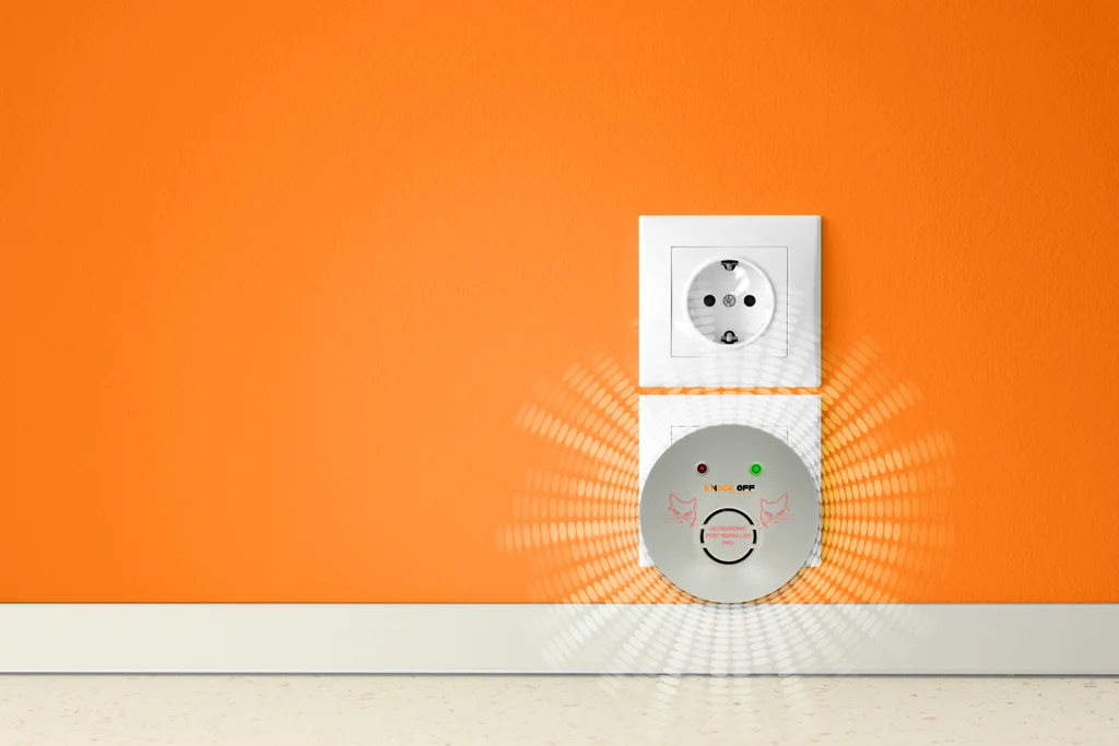 Ultradźwiękowy odstraszacz szkodników do gniazdka, do 46 m² – Knock Pest Ultrasonic Pest Repeller Home - obrazek 4