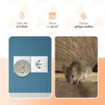 Ultradźwiękowy odstraszacz szkodników do gniazdka, do 46 m² – Knock Pest Ultrasonic Pest Repeller Home - obrazek 6