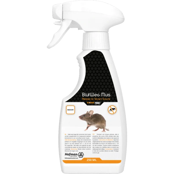 Spray odstraszający myszy do wnętrz, 250 ml – Knock Pest BlijfWeg Muis