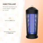 Lampa owadobójcza z UV-A i kratką rażącą prądem, 36 W – Knock Pest Insect Killer - obrazek 2