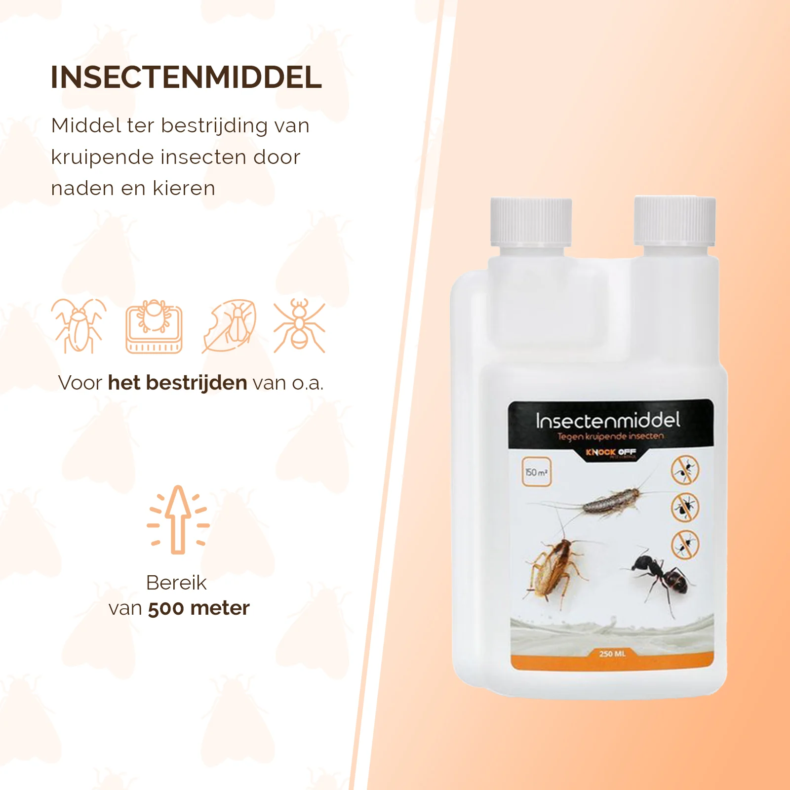 Środek owadobójczy na owady biegające do wnętrz, 250 ml – Knock Pest - obrazek 3